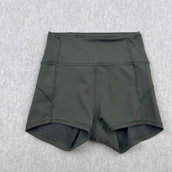 lululemon athletica Pants - Lululemon Shorts Womens 2 Green In Movement Running 2" Training Athletic Workout
